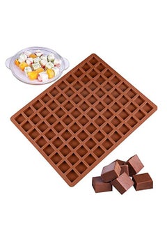 Buy 80 Cavities Mini Square Candy Baking Silicone Molds in Saudi Arabia