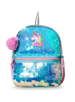 Buy Eazy Kids Unicorn Sparkle Backpack - Green in UAE