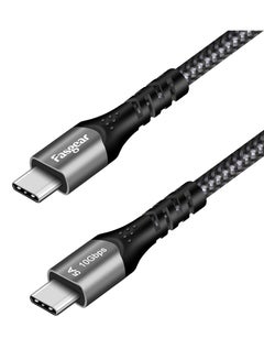 Buy USB C to Type C Cable 1 Pack USB 3.1 Type C Gen 2 Fast Charge Cable 100W 20V/5A Power Delivery 10Gbps Data Transfer 4K 60Hz Video Output Compatible for Type-C Device 3 feet Black in Saudi Arabia
