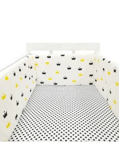 Buy Cotton Baby Crib Cot Bumper Cushion With 100% Polyester Filling in Saudi Arabia