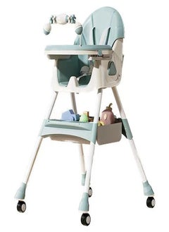 Buy Feeding Dining Leather Chair 2 Levels and Toys - E560 in Egypt