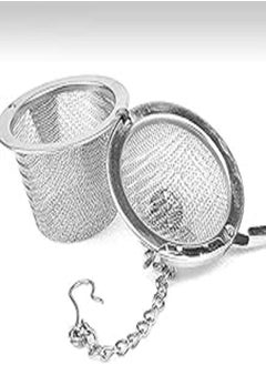 Buy Generic Stainless steel round strainer with locker 4.5 cm - silver in Egypt