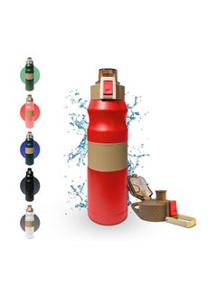 Buy Leak Proof Bottle  Thermos Coffee Thermos Hot Cold Thermos Sport Jug Metal Canteen 680ml in Egypt