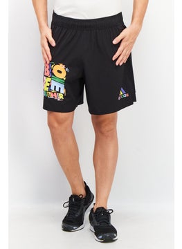 Buy Men Sportswear Fit Brand Logo 7 Inseam Running Short, Black in UAE