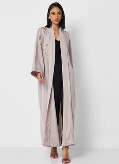 Buy Embellished Detail Abaya in Saudi Arabia