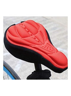 Buy Rag & Sak Bicycle Saddle 3D Bike Seat Cover Cycling Silicone Seat Mountain Bike Cushion Cycling Saddle for Bicycle Bike Accessories (Red) in UAE
