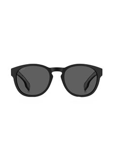 Buy Men Round Sunglasses BOSS 1452/S MTBK GREY 54 Lens Size : 54 mm in UAE