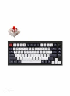 اشتري Q1-M1 QMK Gateron G-PRO Switch Mechanical RGB Keyboard, Knob, Red Switch and Costom Hotswappable في السعودية