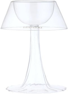 Buy AB Glass Cup with Sophisticated Design, 20 cm - Clear in Egypt