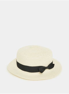 اشتري Bow Ribbon Straw Hat في السعودية