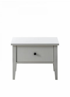 Buy Urban Double Nightstand with Geometric Design - White in Saudi Arabia