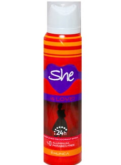 Buy She Deodorant Spray Is Love For Women - 150 Ml in Egypt