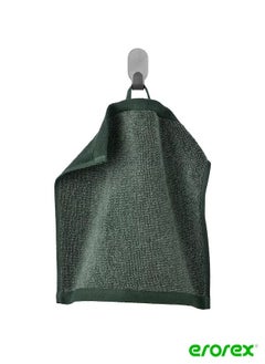 Buy Washcloth dark green 30x30 cm in Saudi Arabia