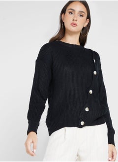 Buy Button Front Sweater in Saudi Arabia