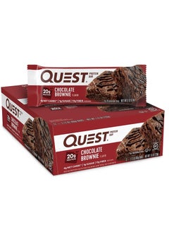 Buy 12-Piece Protein Bars Chocolate Brownie in UAE