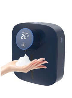 Buy Automatic Foam Soap Dispenser 320 ml Non-Touch Hand Disinfectant Dispenser with Motion Sensor for Kitchen, Bathroom, Hotel Blue in Saudi Arabia