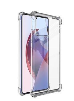 Buy TPU Bumper Corner Case Cover For Motorola Edge 30 Ultra 5G Clear in UAE