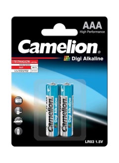 اشتري Camelion LR 03 AAA Micro Digi Alkaline Battery (Pack of 2) في مصر