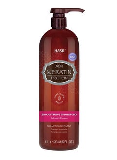 Buy Hask Keratin Protein Smoothing Shampoo 1L in UAE