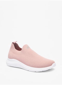 Buy Women's Mesh Detail Slip-On Sports Shoes in UAE