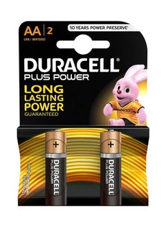 Buy 2 Duracell Plus Power Type AA Battery in Saudi Arabia