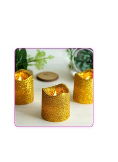 Buy Plastic Led Candle 3.8X4cm+4pcs in UAE