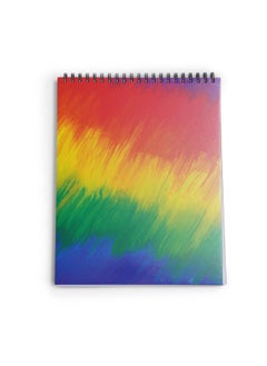 Buy Fun Craft Spiral Notebook 100 Sheets 28x35.5x2cm-Red in UAE