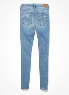 Buy AE Ne(x)t Level Ripped Low-Rise Jegging in UAE