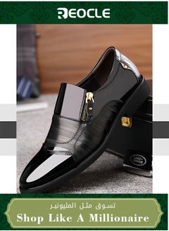 Buy Men's Formal Shoes Spring Fashion Pointed Toe Shoes Breathable and Comfortable Men's Casual Business Shoes in UAE