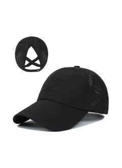 Buy Joyzzz Women Baseball Cap, Women's Ponytail Hat, Criss Cross Mesh Baseball Cap, Women's  Ponytail Sun Hat Quick Drying Running Cap Golf Caps Criss Cross Adjustable Trucker Hats Travel Summer Hat in Saudi Arabia