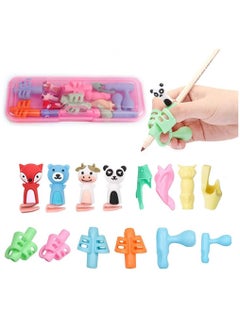 اشتري 15-Piece Pencil Grips for Kids Handwriting Multicolour في الامارات