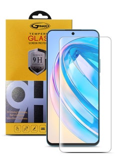 Buy 9H Ultra HD Curved Edges Case Friendly Full Glue Tempered Glass Screen Protector For Honor X8a 5G 2023 Clear in Saudi Arabia