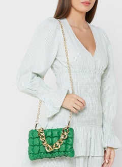 Buy Soft Quilted Chain Detail Shoulder Bag in Saudi Arabia