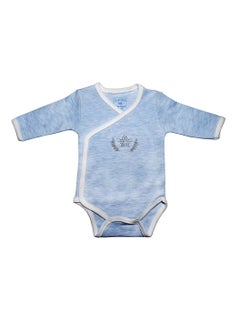 Buy Baby Boy Bodysuit Long Sleeve Wrap Style in UAE