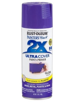 Buy Rust-Oleum Spray Paint Painters Touch 2X Gloss Grape 12oz in UAE