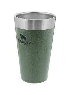 اشتري Adventure Stacking Beer Pint 0.47L / 16OZ Hammertone Green – Keeps Beer Cold for 4 Hours | Stainless Steel Beer Pint | Stacks Infinitely | Double Wall Vacuum Insulation | Dishwasher Safe في الامارات