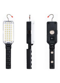 اشتري Led Work Light, 1 Pack Portable Flashlight, Magnetic 700 Lumens Handheld Worklight, Rechargeable Light, Outdoors Car Inspection Light With Hook, 180 ° Angle To Adjust, For Car Repair Machine Emergency في السعودية