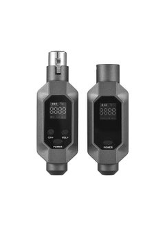 Buy Microphone Wired to Wireless Xlr Transmitter and Receiver UHF Wireless Mic System in Saudi Arabia