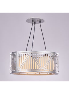 Buy Silver Circle Tri Modern Chandelier 3 Lamps-Wts451 in Egypt