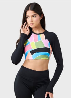 Buy Printed Crop Top in UAE