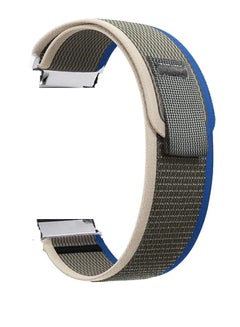 اشتري 20mm Strap for Samsung Galaxy watch 5 Pro 45mm 4 Classic 46mm Trail loop nylon bracelet Galaxy watch 5 4 44mm 40mm band (Blue-Gray) في مصر