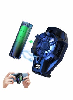 Buy Phone Cooler with Rechargeable Battery, Phone Cooling Fan for Gaming Fit All Types of iPhone Android Smartphones in Saudi Arabia