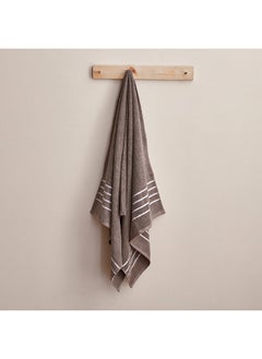 اشتري Mateo Ribbed Cotton Bath Towel 136 x 68 cm في الامارات