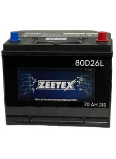 اشتري Zeetex Left Terminal 12V 70AH Car Battery في الامارات