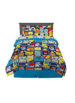 Buy Kids Bedding Super Soft Comforter And Sheet Set With Sham  7 Piece Full Size  Pokemon in UAE