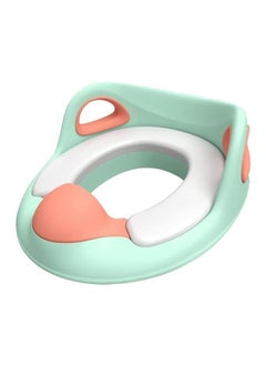 اشتري Toilet Training Seat,Child Safety Baby Toilet Seat, Suitable For Round And Oval Toilets, High Splash Protection, Handle And Backrest, ,Suitable For Boy And Girl Aged 1-8 Years (Green) في السعودية