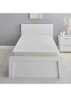 Buy Hamilton Stripe Satin Cotton Single Fitted Sheet 200 x 36 x 90 cm in UAE