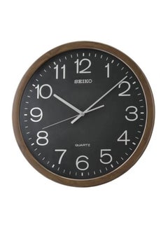 Buy QXA807A Analog Wall Clock - Black/Brown Dial in Egypt