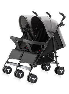 اشتري Teknum Twin Stroller Fellow - Grey في السعودية