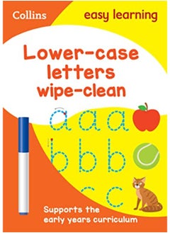 Buy Lower Case Letters Age 3-5 Wipe Clean Activity Book: Ideal for Home Learning (Collins Easy Learning in UAE